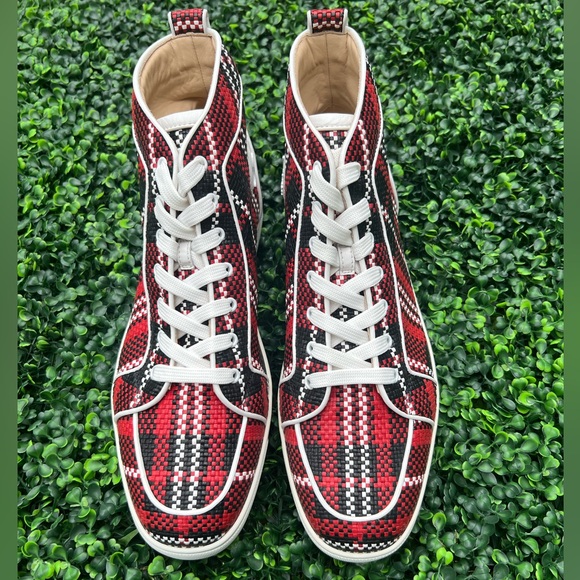 Louboutin Rantus Red Suede Louboutin Red Louboutins Mens Top